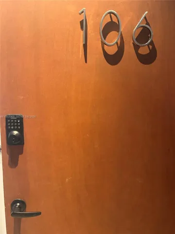 a close up of a mirror