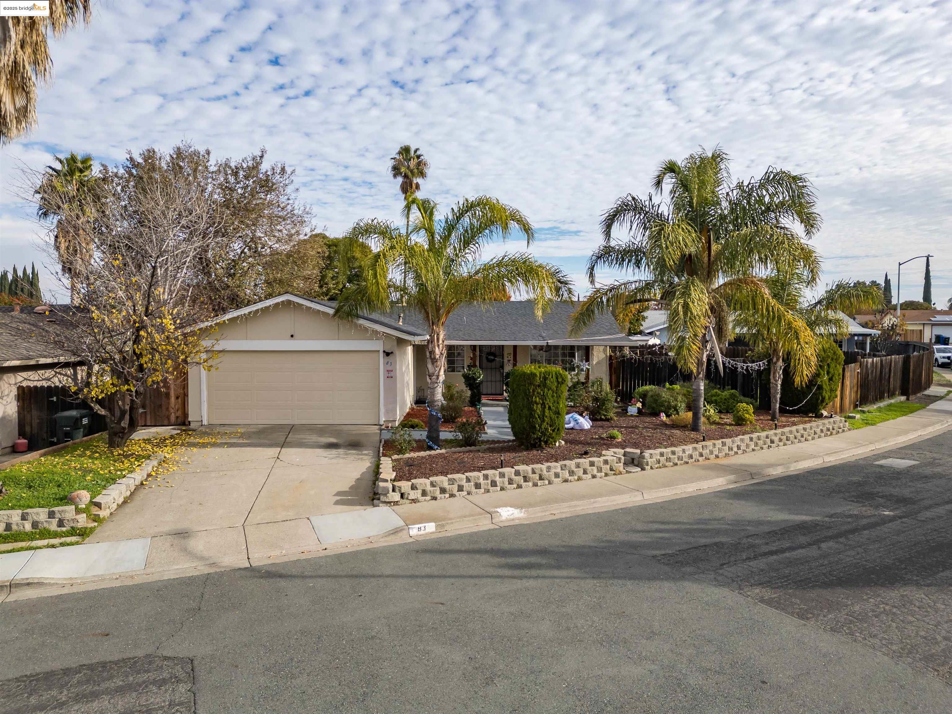 a view of a house with a yard and plants