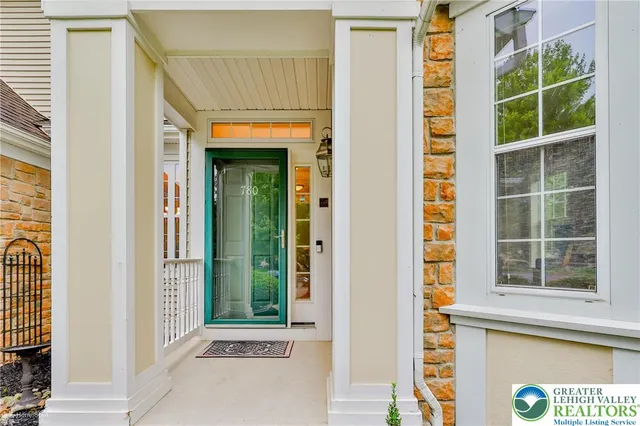 a view of front door of a house