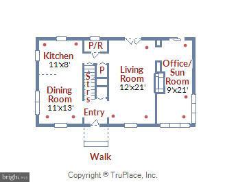 1602 Roxanna Road Northwest Washington, DC 20012 - Photo 16 of 18 Floor Plan Main Level