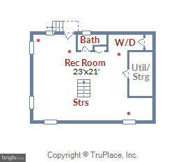 1602 Roxanna Road Northwest Washington, DC 20012 - Photo 18 of 18 Floor Plan Lower Level