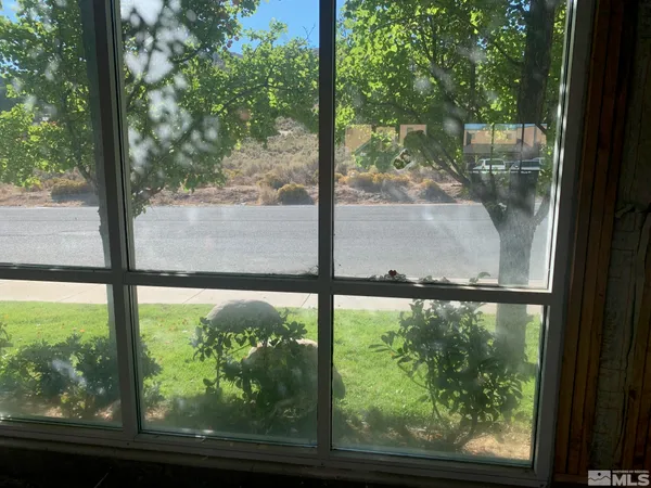 a view of an outdoor view from a window
