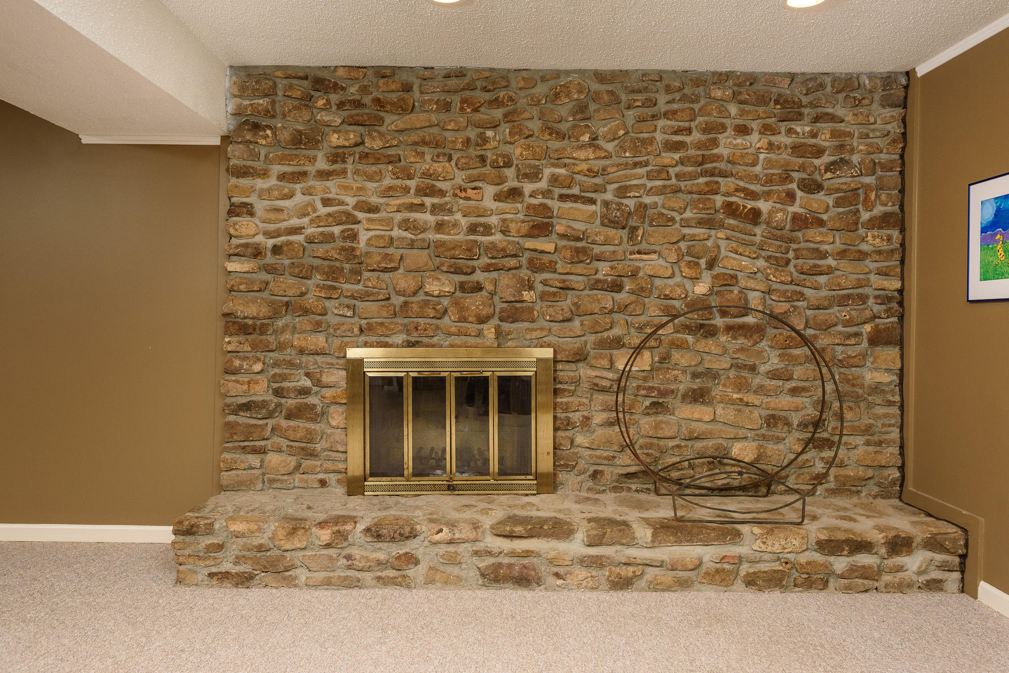 513 Barrington Road Signal Mountain, TN 37377 - Photo 30 of 40 Basement Fireplace