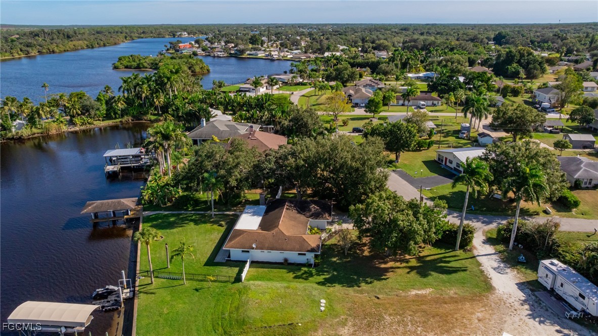 14502 Riverside Drive Fort Myers, FL 33905 - Photo 26 of 33 an aerial view of a house with a yard
