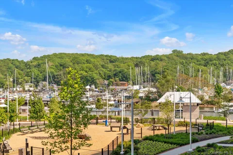 a view of a city with tall buildings