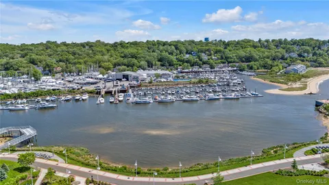 a view of a lake with a mountain