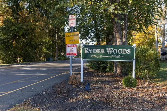 a view of street sign