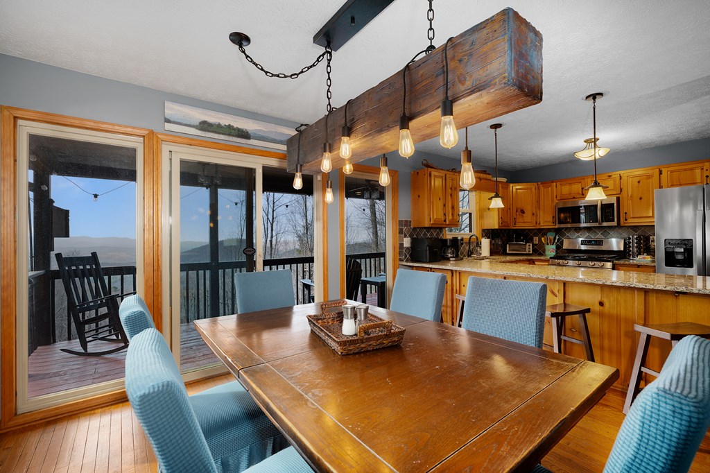 170 Walnut Ridge Ellijay, GA 30536 - Photo 15 of 65 Dining Area with Mountain View
