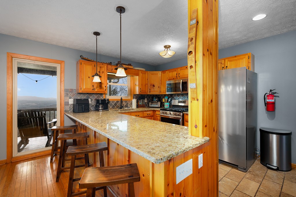 170 Walnut Ridge Ellijay, GA 30536 - Photo 22 of 65 Kitchen with a view