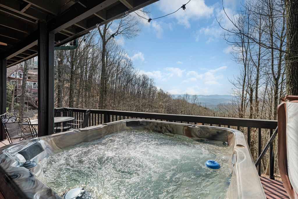 170 Walnut Ridge Ellijay, GA 30536 - Photo 56 of 65 Hot Tub with Mountain View