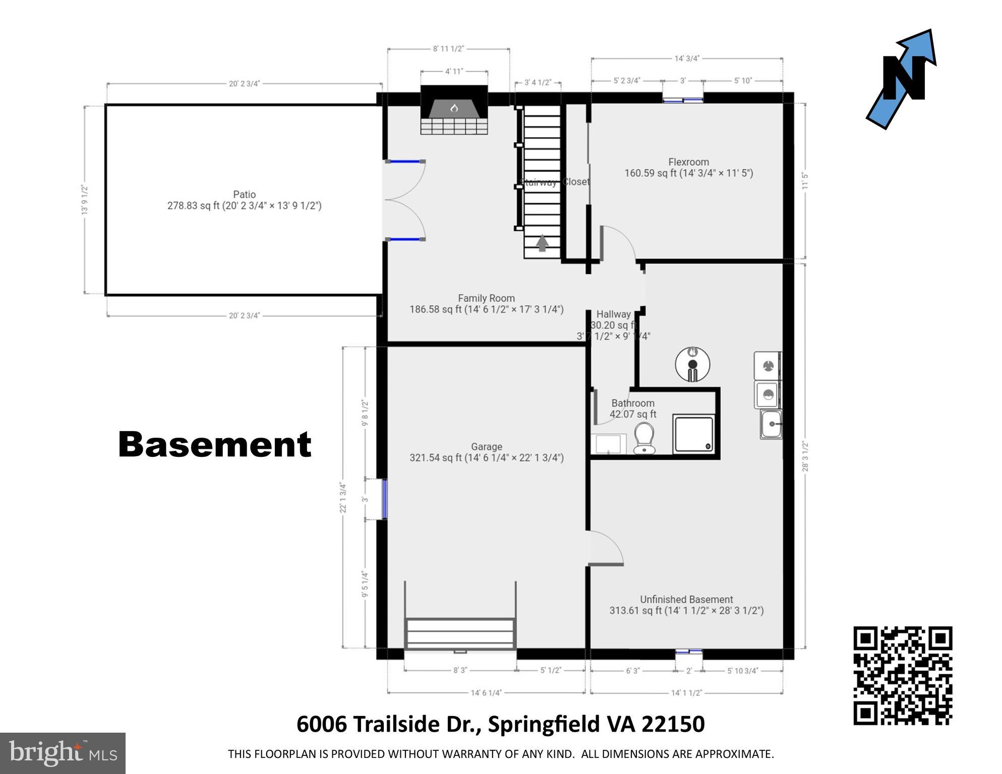 6006 Trailside Drive Springfield, VA 22150 - Photo 49 of 49 Floorplan - Lower Level