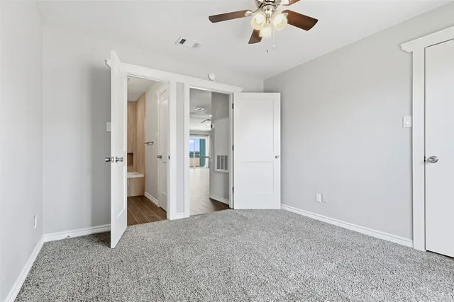 a view of hallway with stairs