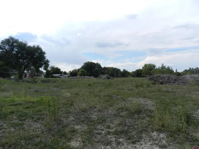 a view of an outdoor space with mountain view