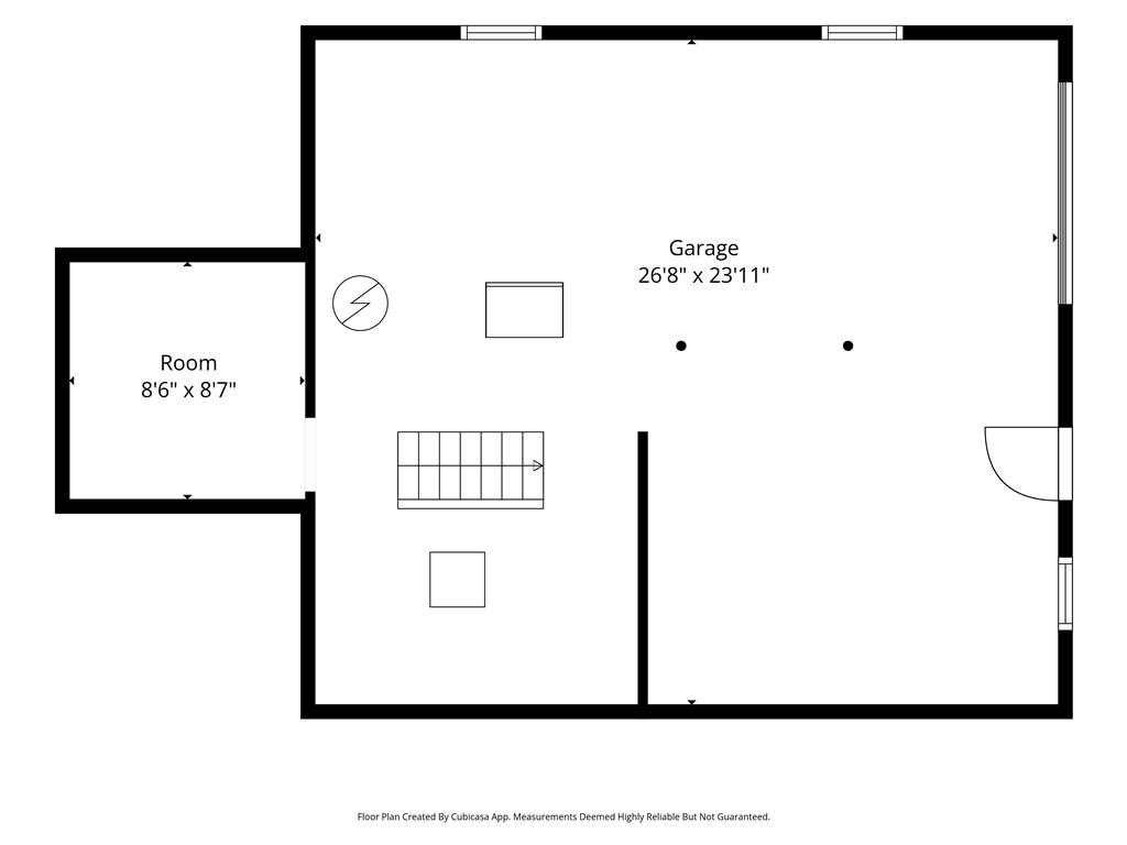 7 Old Fredonia Road Mercer, PA 16137 - Photo 38 of 38 Garage floor plan