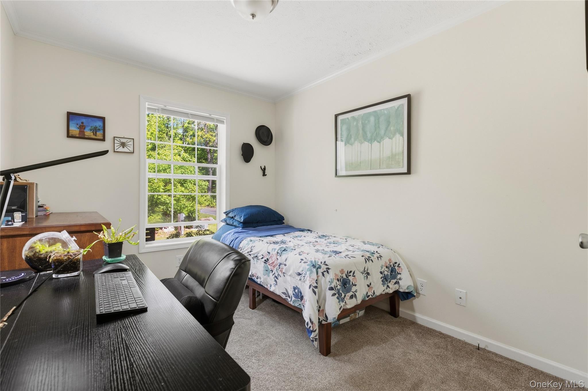 239-241 Fosler Road Highland, NY 12528 - Photo 37 of 42 Room featuring neutral-toned walls, carpet flooring, and a large window with white blinds