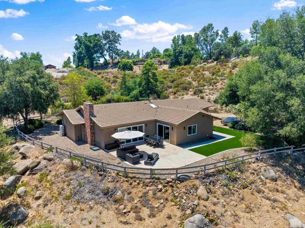 2686 Via Viejas Alpine, CA 91901 - Photo 31 of 40 an aerial view of a house with garden space and street view