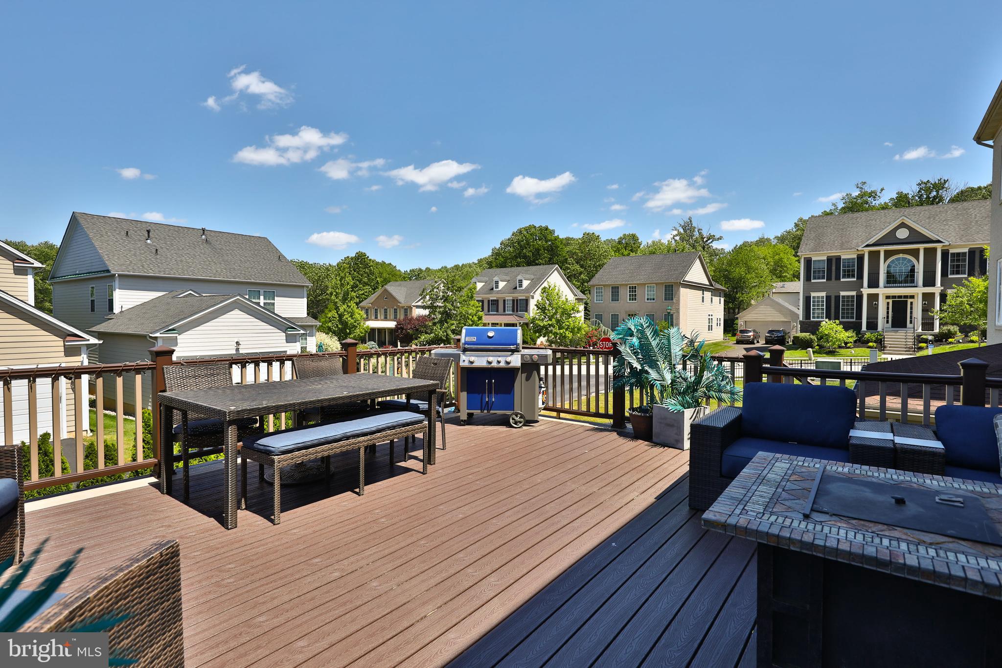 1639 Copper Beech Road Huntingdon Valley, PA 19006 - Photo 49 of 54 Oversized finished deck with retractable awning