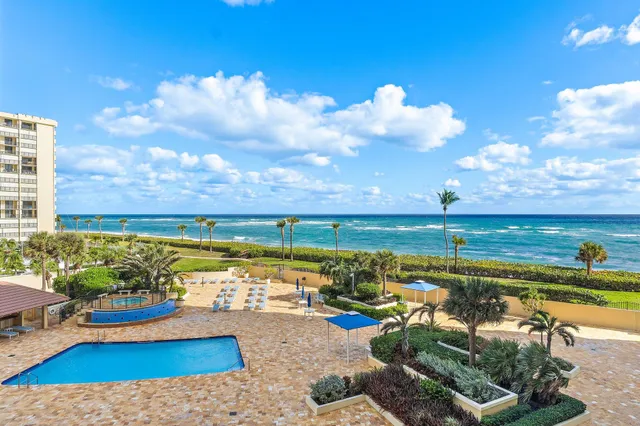 a view of an ocean with city view