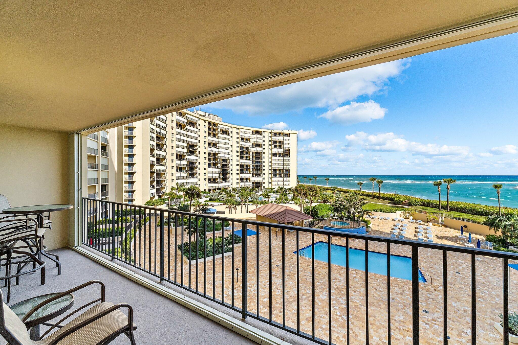 100 Ocean Trail Way, Unit 405 Jupiter, FL 33477 - Photo 38 of 38 a view of balcony with furniture