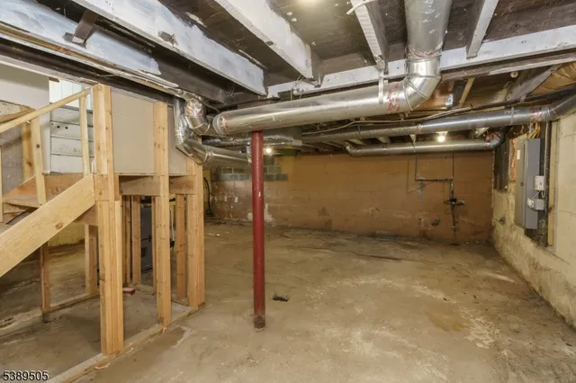 a bathroom with a sink and a window