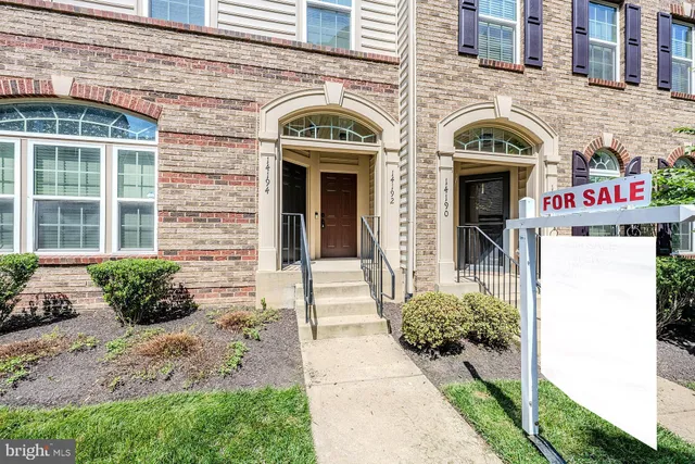 a front view of a house with entryway