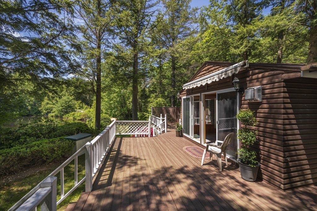 27 Pond Hill Road Goshen, MA 01096 - Photo 24 of 40 a view of balcony with wooden floor and fence