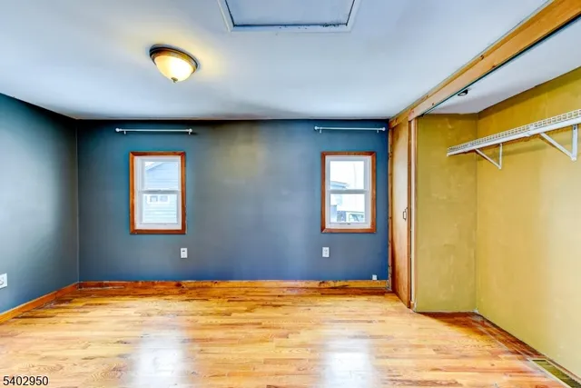 a view of empty room with a window