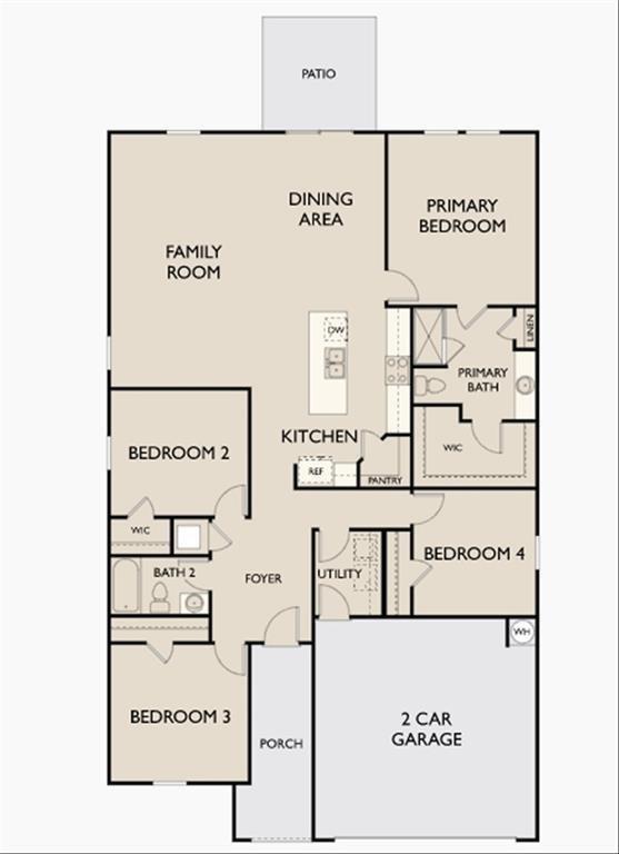 1816 Pueblo Street Forney, TX 75126 - Photo 12 of 12 Floor plan