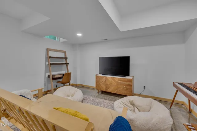 a view of a porch with wooden floor and outdoor space