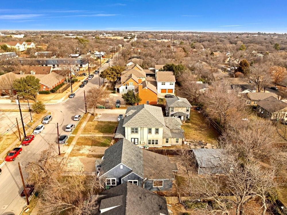 314 Fulton Street Denton, TX 76201 - Photo 26 of 29 an aerial view of residential building with parking space