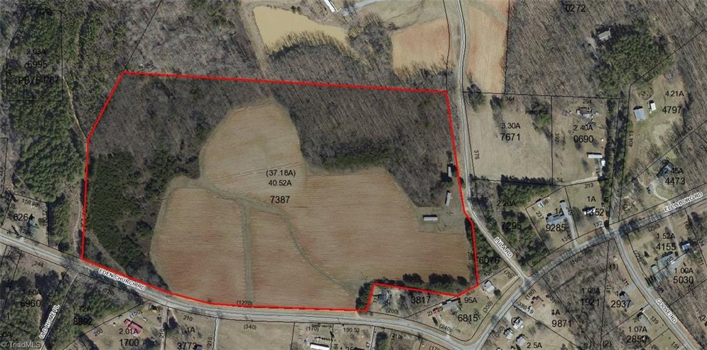 40-ac Eden Church Road Madison, NC 27025 - Photo 24 of 25 Aerial Map