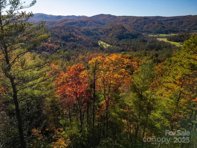 a view of a house with a mountain