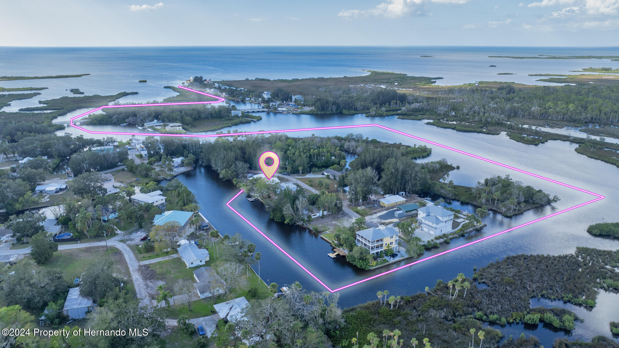 3186 Gulf Drive Aripeka, FL 34607 - Photo 3 of 19 an aerial view of a