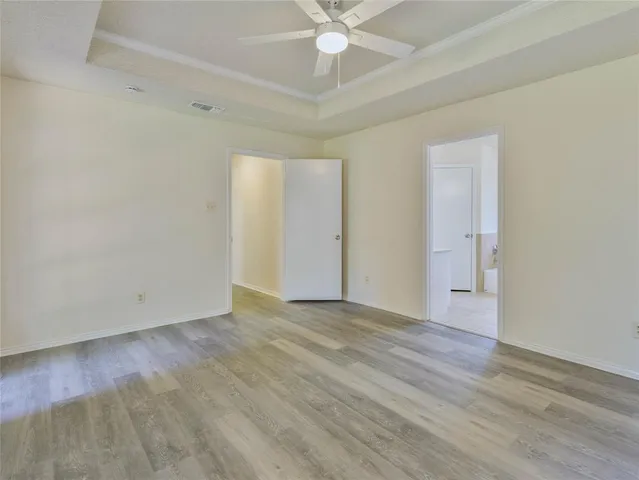 wooden floor in an empty room