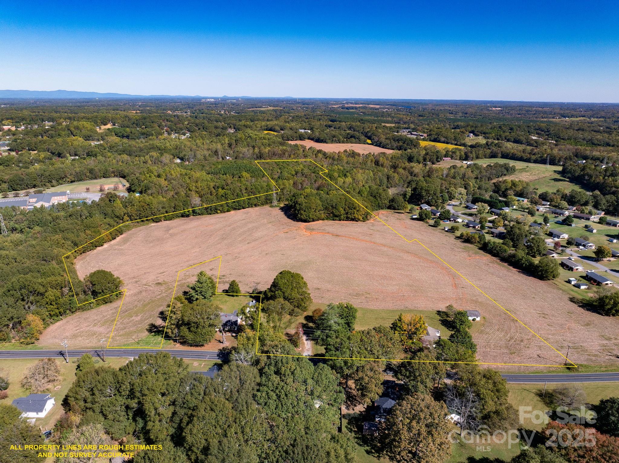 125 Flint Hill Church Road Shelby, NC 28152 - Photo 3 of 13 an aerial view of a houses with a yard