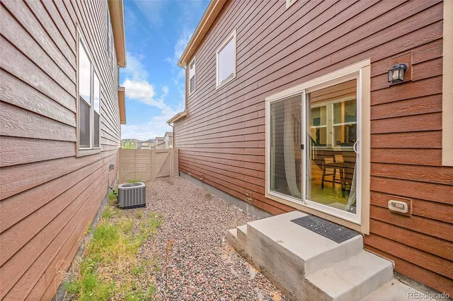 a house view with a backyard
