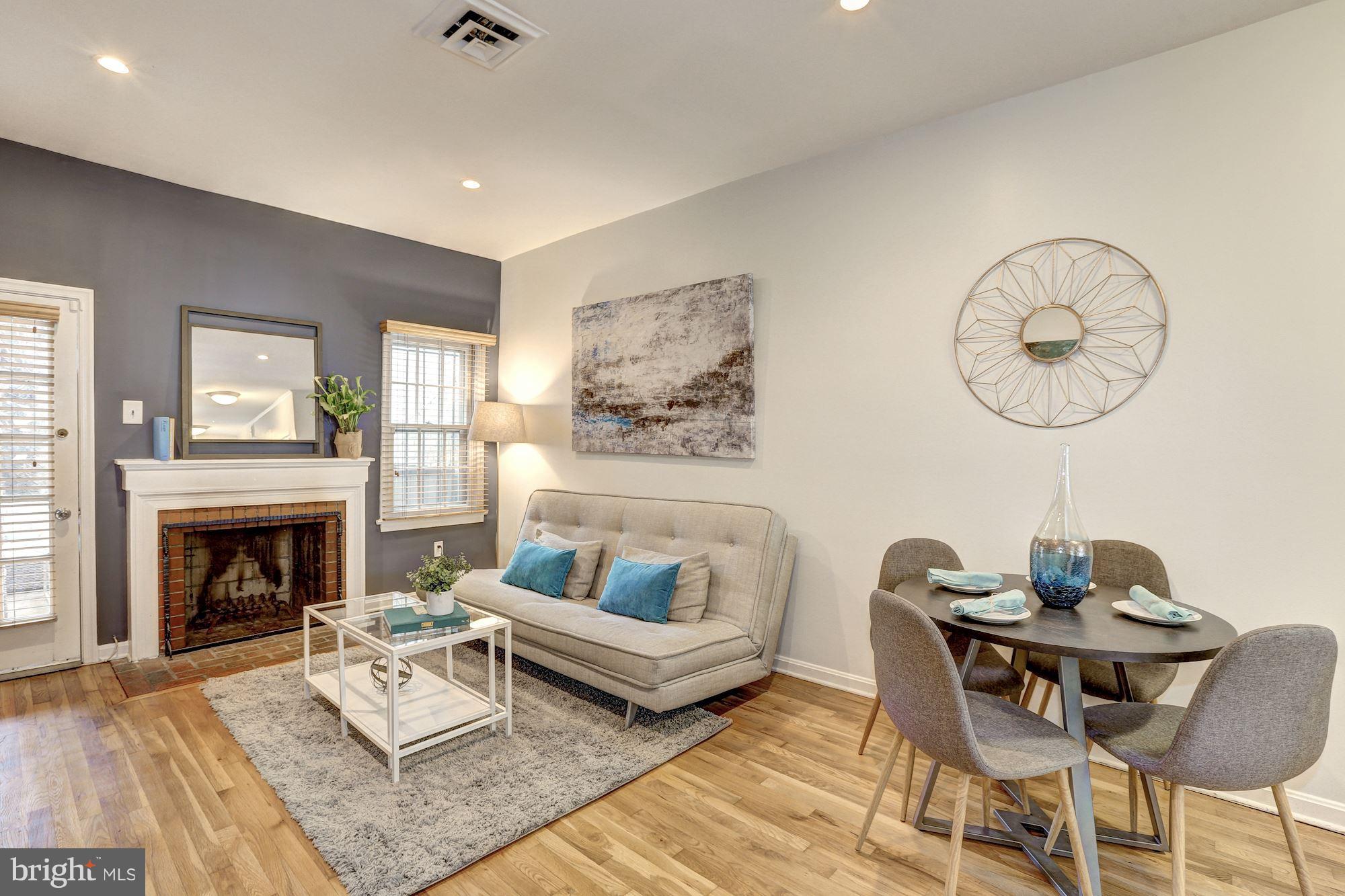 1102 C Street Southeast Washington, DC 20003 - Photo 10 of 27 Wood burning FP