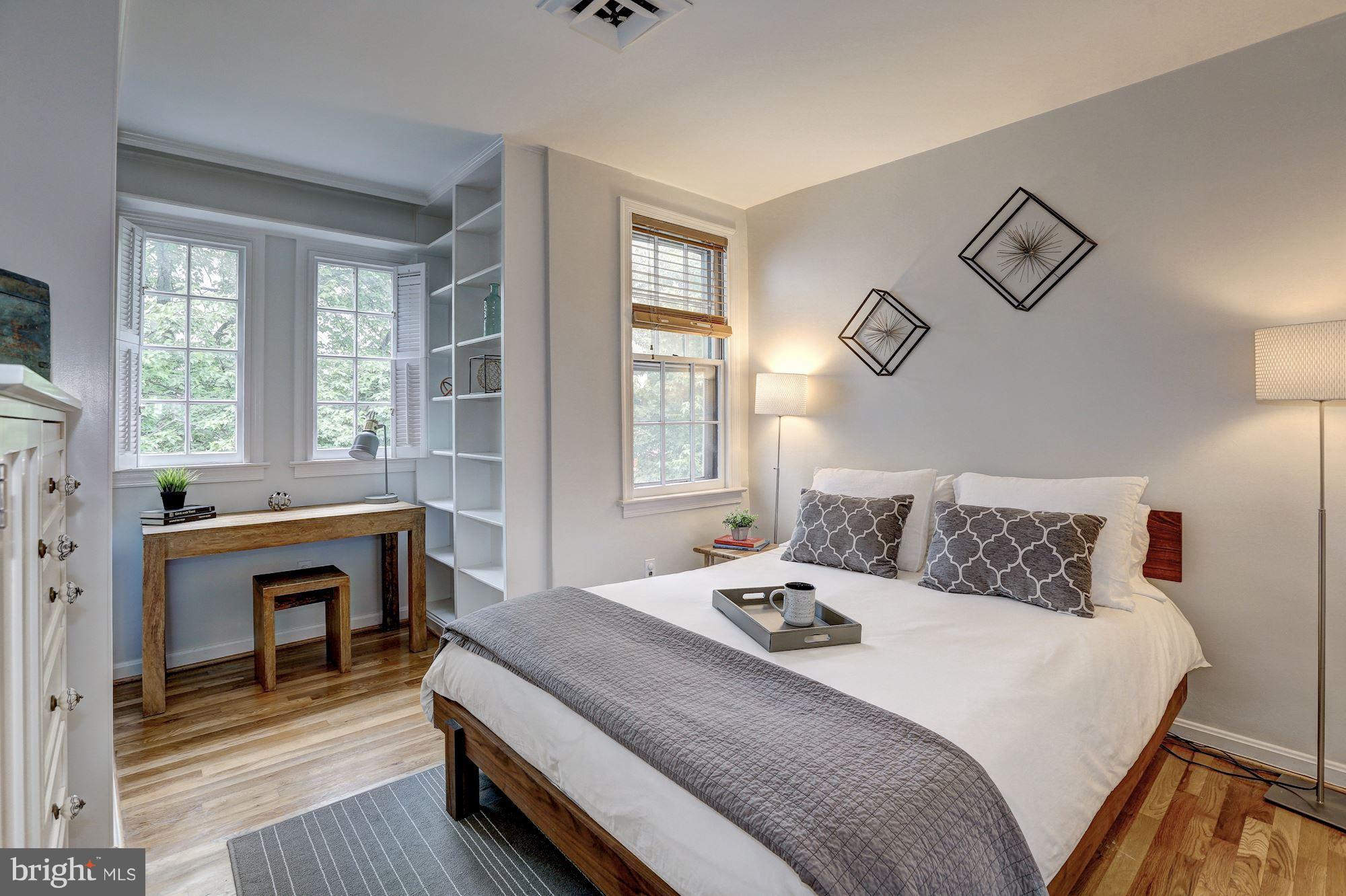 1102 C Street Southeast Washington, DC 20003 - Photo 13 of 27 Bedroom w/ bay window