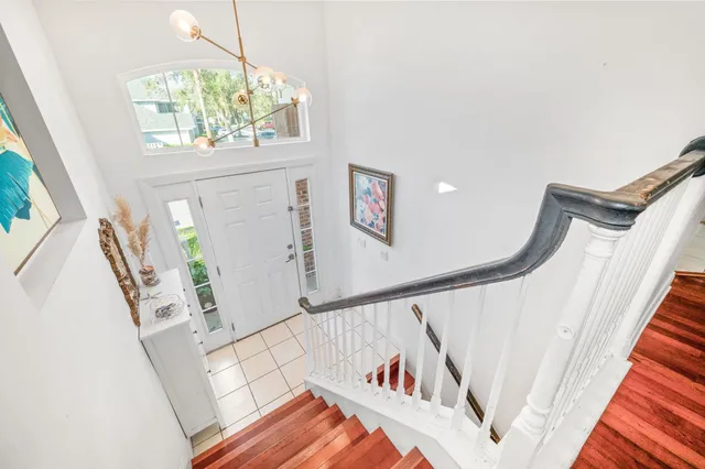 a view of entryway and hallway