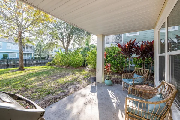 a view of outdoor space yard deck patio and swimming pool
