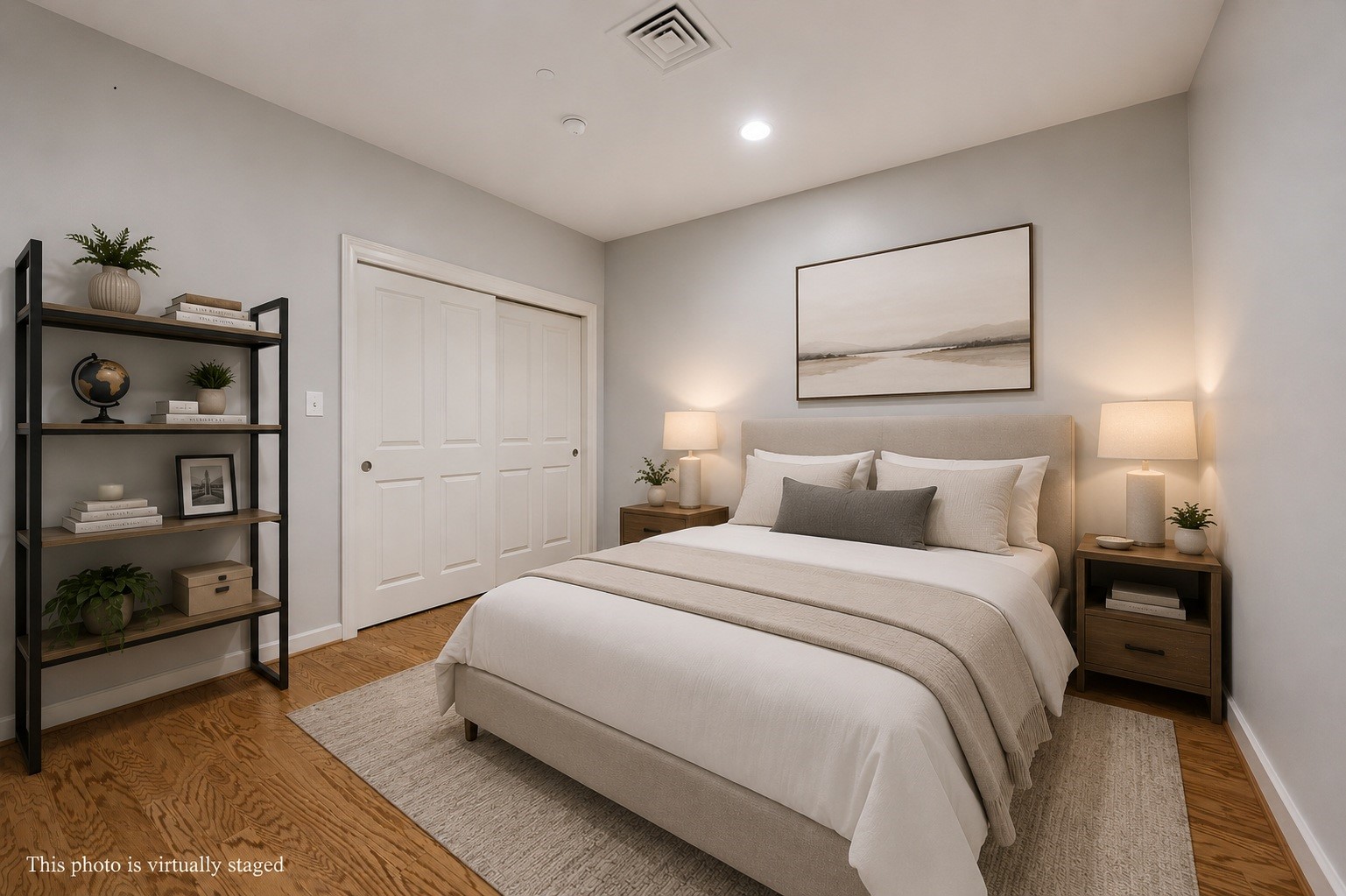 914 Main Street, Unit 910 Houston, TX 77002 - Photo 14 of 32 Virtually staged second bedroom, can also be used as office home work space