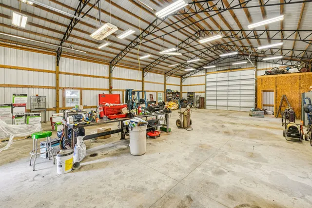 a view of an ocean and a yard