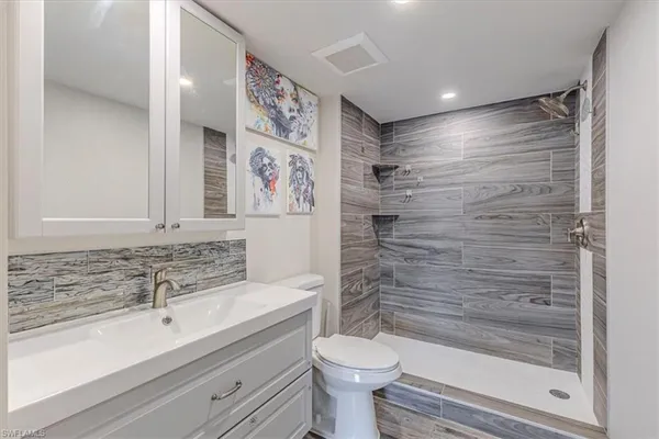 a bathroom with a sink and a bathtub
