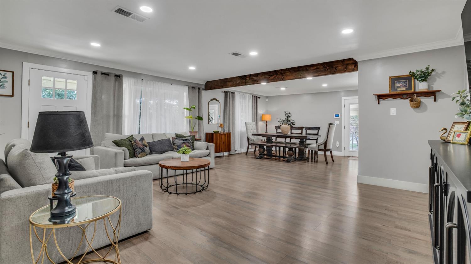2331 East Woodson Road Acampo, CA 95220 - Photo 20 of 59 a living room with furniture and wooden floor