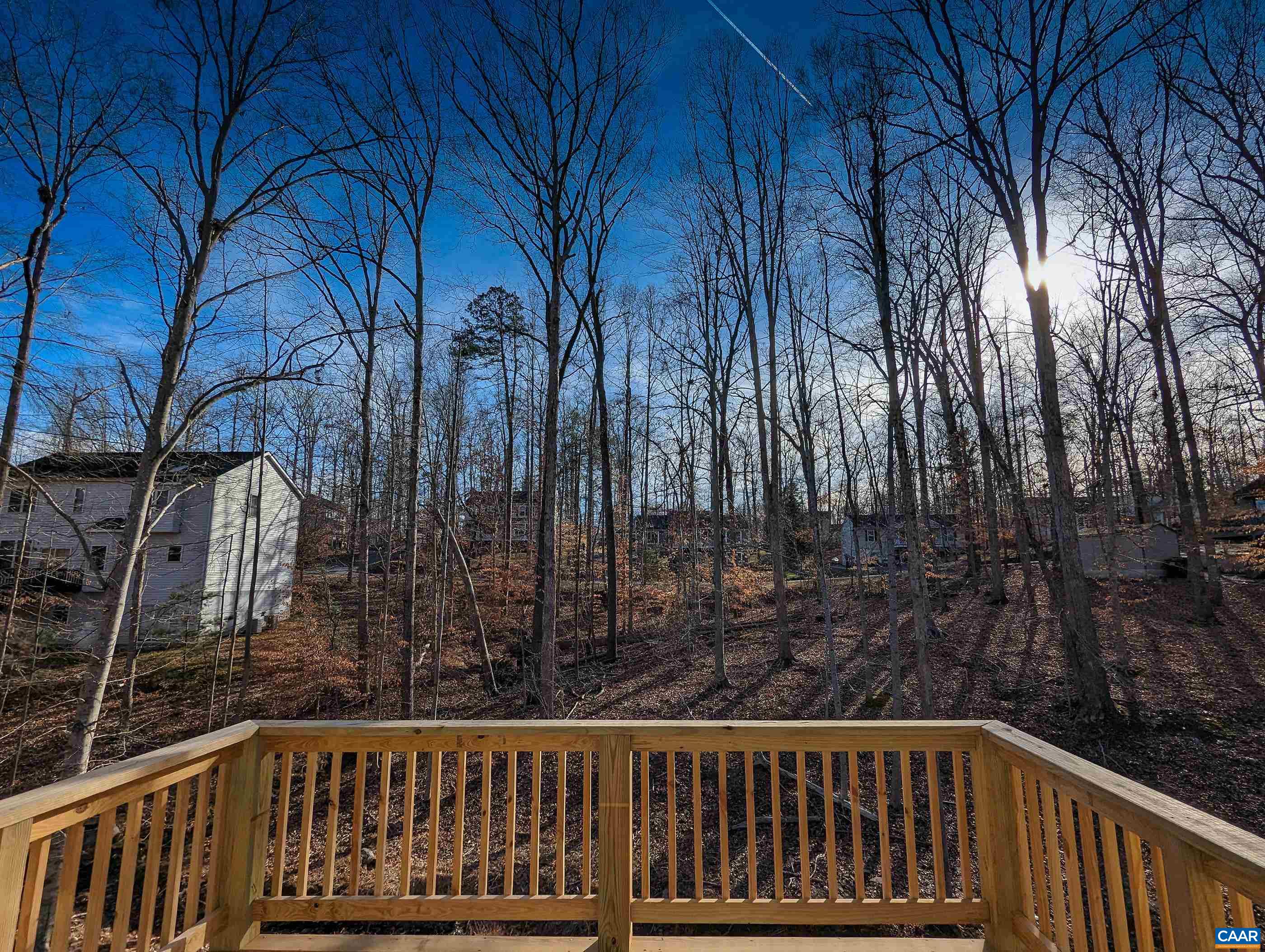13 Amethyst Road Palmyra, VA 22963 - Photo 4 of 39 a view of backyard with deck and outdoor seating