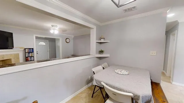 a view of a kitchen area