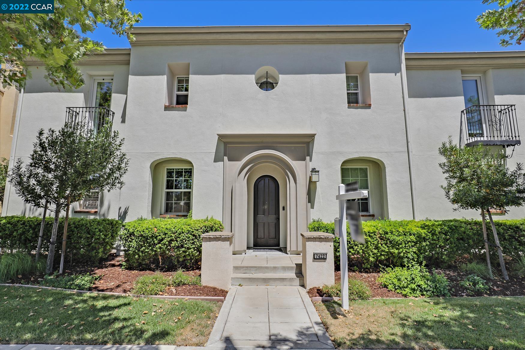 7422 Stoneleaf Road San Ramon, CA 94582 - Photo 1 of 1 a front view of a house with a garden