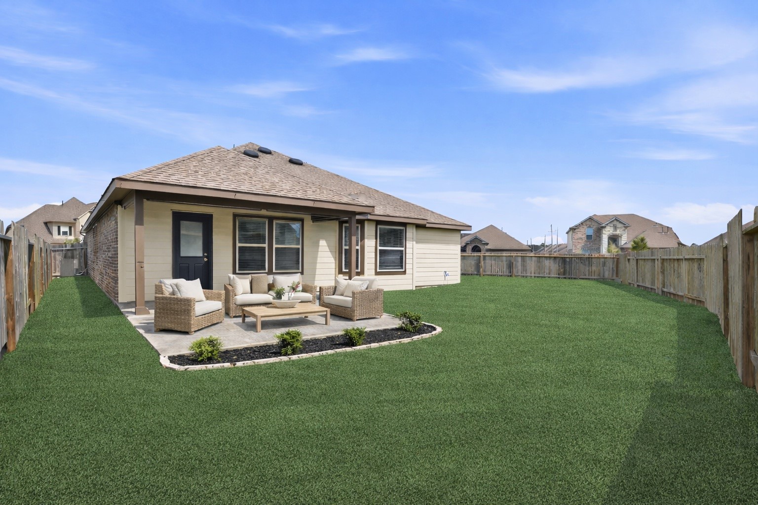 4332 Mocking Run Lane Dickinson, TX 77539 - Photo 14 of 15 Backyard (Virtually Staged)