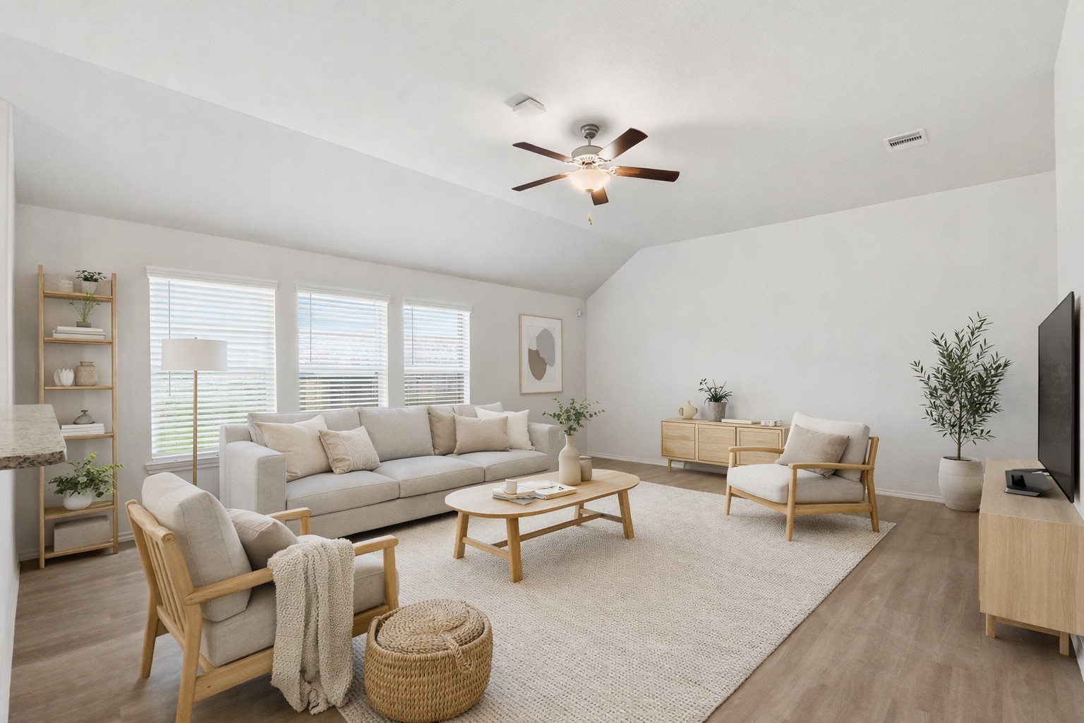 4332 Mocking Run Lane Dickinson, TX 77539 - Photo 2 of 15 Living Room (Virtually Staged)