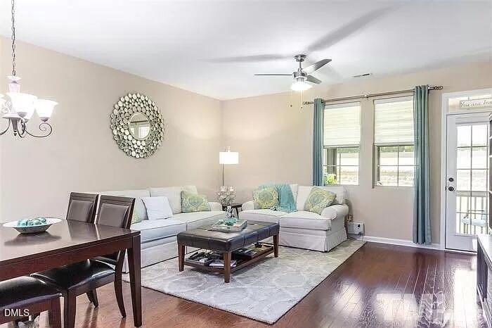 2436 Baslow Drive Apex, NC 27539 - Photo 4 of 21 a living room with furniture rug and window